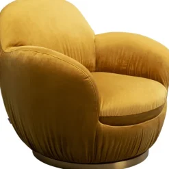 KARE Design Meubles>Fauteuil pivotant Nube jaune