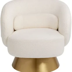 KARE Design Meubles>Fauteuil pivotant Orion blanc