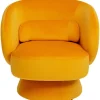 KARE Design Meubles>Fauteuil pivotant Orion jaune
