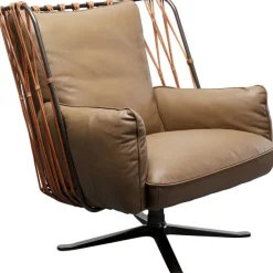 KARE Design Meubles>Fauteuil pivotant Paradiso marron
