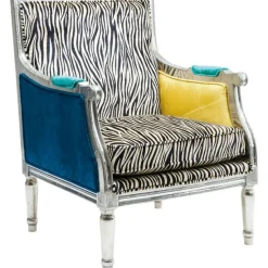 KARE Design Meubles>Fauteuil Regency Zebra