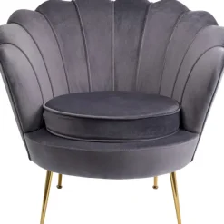 KARE Design Meubles>Fauteuil Water Lily doré-gris