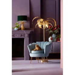 KARE Design Meubles>Fauteuil Water Lily doré or aqua