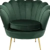 KARE Design Meubles>Fauteuil Water Lily doré-vert