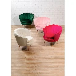 KARE Design Meubles>Fauteuil Water Lily doré-vert