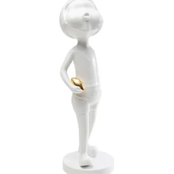 KARE Design Accessoires>Figurine décorative Ball Girl blanc 41cm