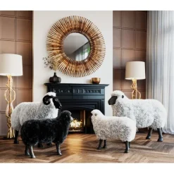 KARE Design Accessoires>Figurine décorative Bathilde Ram blanc 78cm