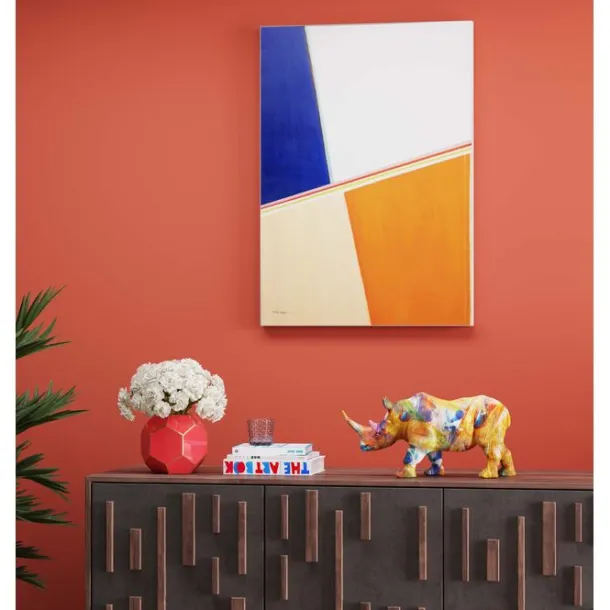 KARE Design Accessoires>Figurine décorative Colored Rhino 17cm