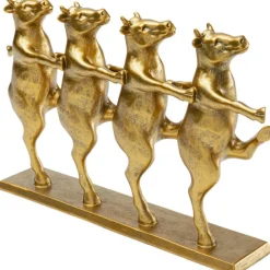 KARE Design Accessoires>Figurine décorative Dancing Cows doré 40cm