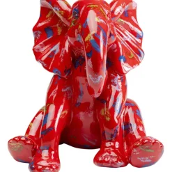 KARE Design Accessoires>Figurine décorative Elephant Dots rouge 18cm