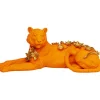 KARE Design Accessoires>Figurine décorative Flower Leopard orange 26cm