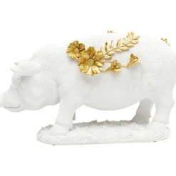 KARE Design Accessoires>Figurine décorative Flower Pig blanc 21cm