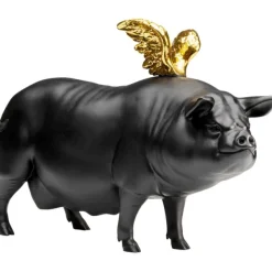 KARE Design Accessoires>Figurine décorative Flying Pig noir 21cm