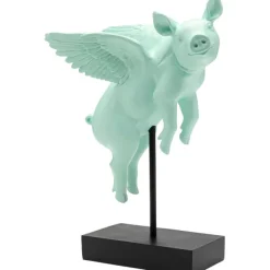 KARE Design Accessoires>Figurine décorative Flying Pig Turquoise 29cm