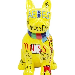 KARE Design Accessoires>Figurine décorative Graffiti Dog jaune 122cm
