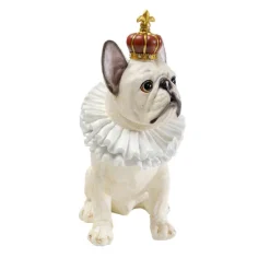 KARE Design Accessoires>Figurine décorative King Dog blanc 33cm