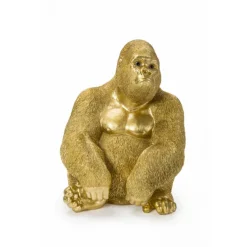 KARE Design Accessoires>Figurine décorative Monkey Gorilla Side doré 39cm