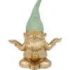 KARE Design Accessoires>Figurine décorative Nain Meditation doré vert 19c