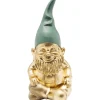KARE Design Accessoires>Figurine décorative Nain Sitting doré vert 19cm