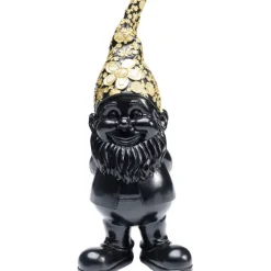 KARE Design Accessoires>Figurine décorative Nain Standing noir-doré 30