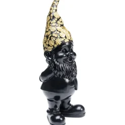KARE Design Accessoires>Figurine décorative Nain Standing noir-doré 30