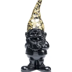 KARE Design Accessoires>Figurine décorative Nain Standing noir-doré 45