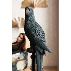 KARE Design Accessoires>Figurine décorative Parrot pétrole