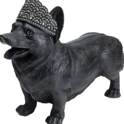 KARE Design Accessoires>Figurine décorative Royal Standing Corgi noir 52cm
