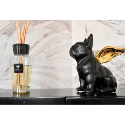 KARE Design Accessoires>Figurine décorative Sitting Angel Dog doré-noir