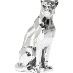 KARE Design Accessoires>Figurine décorative Sitting Cat Rivet chrome 82cm