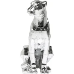 KARE Design Accessoires>Figurine décorative Sitting Cat Rivet chrome 82cm