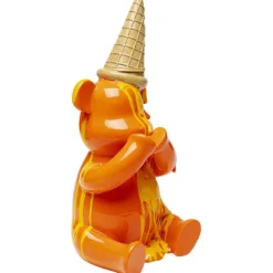 KARE Design Accessoires>Figurine décorative Sitting Gelato Bear Orange 37c
