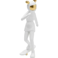 KARE Design Accessoires>Figurine décorative Skating Astronaut blanc