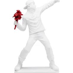 KARE Design Accessoires>Figurine décorative Street Art Bouquet blanc 67cm