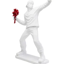 KARE Design Accessoires>Figurine décorative Street Art Bouquet blanc 67cm