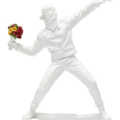 KARE Design Accessoires>Figurine décorative Street Art Bouquet blanc 27cm