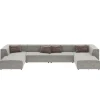 KARE Design Meubles>Grand canapé d angles Infinity Malibu gris