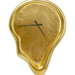 KARE Design Accessoires>Horloge murale Big Drop doré 92x127cm