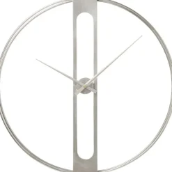 KARE Design Accessoires>Horloge murale Clip argenté Ø60cm