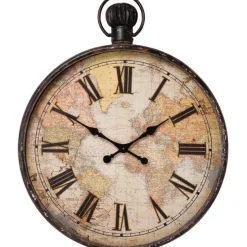 KARE Design Accessoires>Horloge murale European Map 96cm