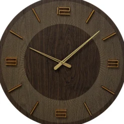 KARE Design Accessoires>Horloge murale Levi marron Ø60cm