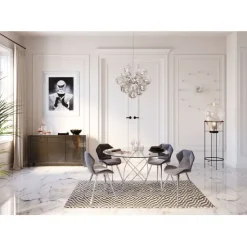 KARE Design Accessoires>Horloge murale Like Umbrella Balls chromé