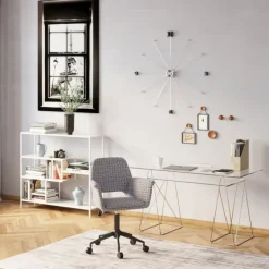 KARE Design Accessoires>Horloge murale Like Umbrella chromée