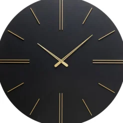 KARE Design Accessoires>Horloge murale Luca noir Ø70cm