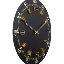 KARE Design Accessoires>Horloge murale Milk Bar noir Ø60cm