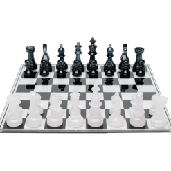 KARE Design Accessoires>Jeu d échecs Chess transparent 60x60cm