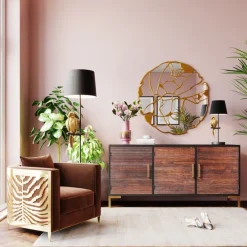 KARE Design Luminaires>Lampadaire Animal Parrot doré 176cm
