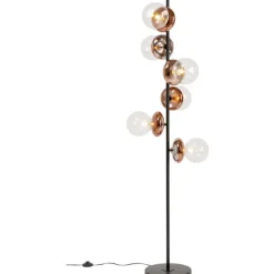 KARE Design Luminaires>Lampadaire Double Bubble cuivre 165cm