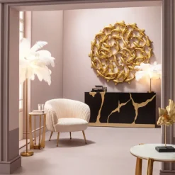 KARE Design Luminaires>Lampadaire Feather Palm blanc 165cm