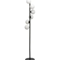 KARE Design Luminaires>Lampadaire Scala Balls Milky noir 160cm
